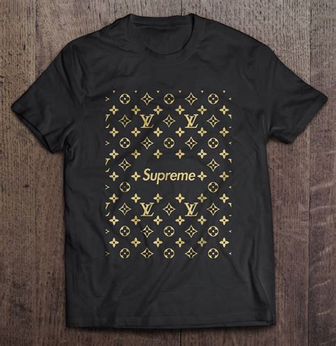 2017 hot supreme x louis vuitton t-shirt coffee|supreme x louis vuitton 2017.